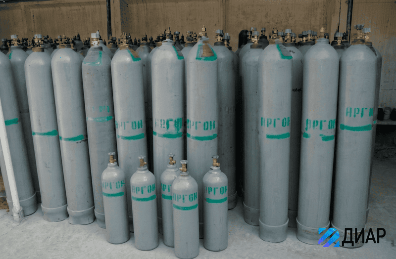 газовый баллон с аргоном 5 л