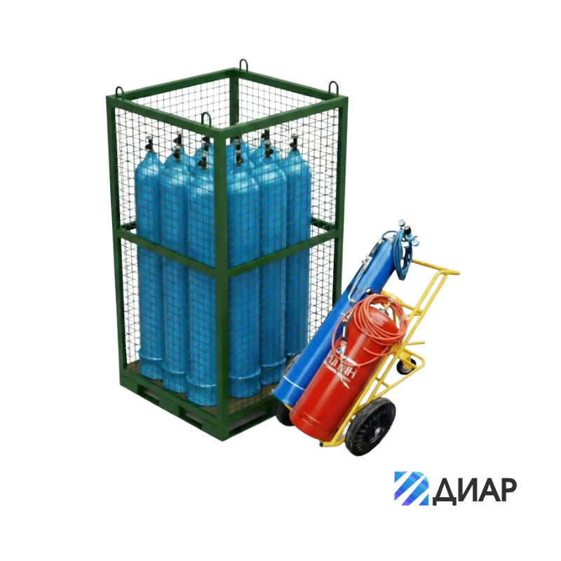 Хранение газовых баллонов
