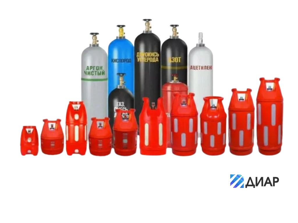 доставка газов в баллонах 