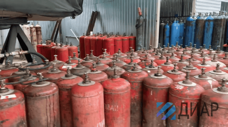 обмен баллонов с газом в Развилке