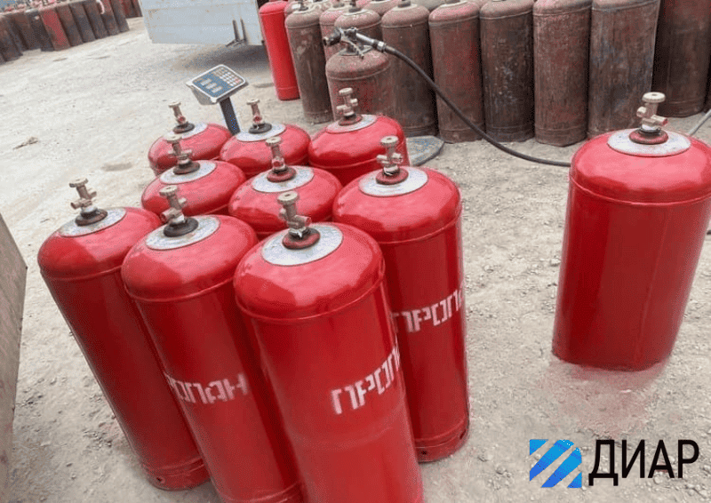 доставка баллонов для газа в видное